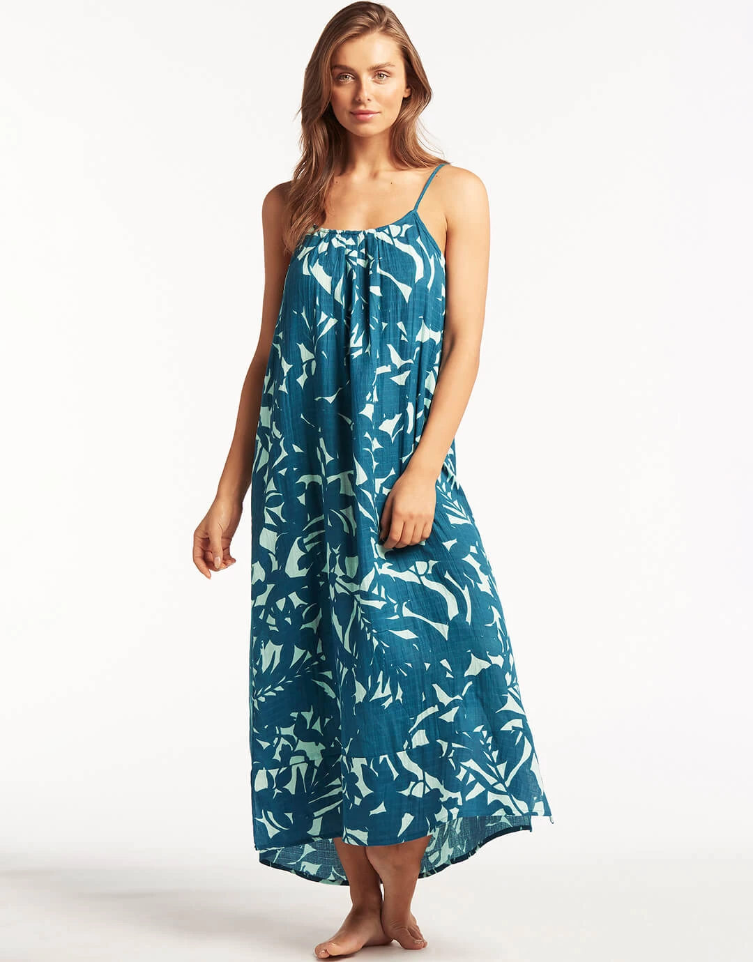 Retreat Sun Dress - Petrol Blue 3 Retreat Sun Dress - Petrol Blue