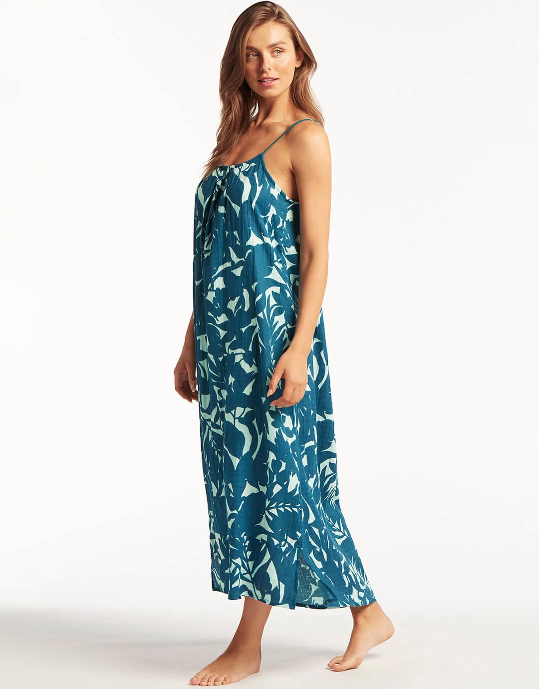 Retreat Sun Dress - Petrol Blue 4 Retreat Sun Dress - Petrol Blue - Image 2