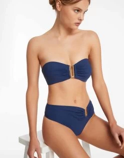 Jetset U Trim Mid Bikini Pant - Pacific Blue -Fashionable Swimwear Store S74 J40256PacificBlu J3775PacificBlu 21638 JETS D3 0678