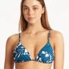 Retreat Tri Bikini Top - Lagoon 2 Retreat Tri Bikini Top - Lagoon -Fashionable Swimwear Store S81 SL3443RT TOP