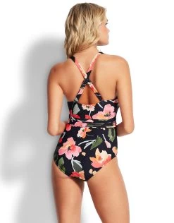 Seafolly Summer Memoirs DD Maillot Swimsuit - Indigo -Fashionable Swimwear Store SF SummerMemoirs OP Back