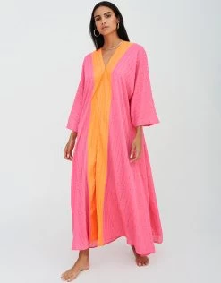 Sequin Kimono - Hot Pink