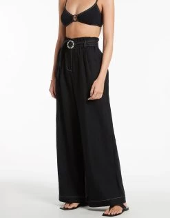 Jetset High Waist Beach Trouser - Black -Fashionable Swimwear Store Screenshot 2022 09 02 at 17.21.58