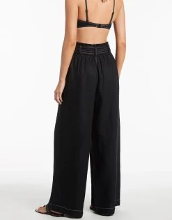 Jetset High Waist Beach Trouser - Black -Fashionable Swimwear Store Screenshot 2022 09 02 at 17.22.06