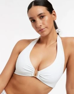 Jetset D DD U Trim Halter Bikini Top - White 11 Jetset D DD U Trim Halter Bikini Top - White -Fashionable Swimwear Store Screenshot 2023 05 12 at 14.45.48