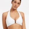 Jetset D DD U Trim Halter Bikini Top - White -Fashionable Swimwear Store Screenshot 2023 05 12 at 14.45.56