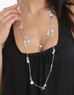 Alena Necklace - Silver 8 Alena Necklace - Silver -Fashionable Swimwear Store ashiana alena necklace silver 3