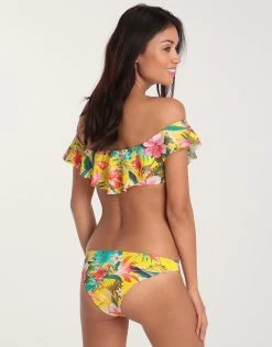 Banana Moon Corozal Tolvo Ruffle Off Shoulder Top - Yellow -Fashionable Swimwear Store banana moon corozal tolvo ruffle off shoulder top yellow 3