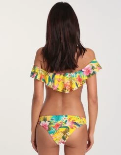 Banana Moon Corozal Tolvo Ruffle Off Shoulder Top - Yellow -Fashionable Swimwear Store banana moon corozal tolvo ruffle off shoulder top yellow 4