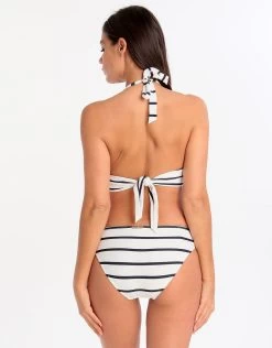 Nautical Textured D-G U Bar Top - Stripe -Fashionable Swimwear Store heidi klein nautical textured d g u bar top stripe 3