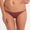 Majestic Shimmer String Side Pant - Nocturne -Fashionable Swimwear Store heidi klum swim majestic shimmer string side pant nocturne