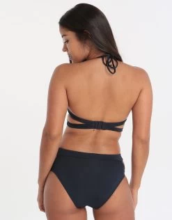 Jetset Crossover Top - Ink -Fashionable Swimwear Store jets jetset crossover top ink 3