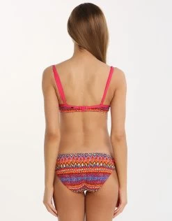 Rainbow Beach Low Rise Pant - Pink Print 8 Rainbow Beach Low Rise Pant - Pink Print -Fashionable Swimwear Store lepel rainbow beach low rise pant pink print 3