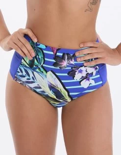 Eden Panelled 50s Pant - Stripe