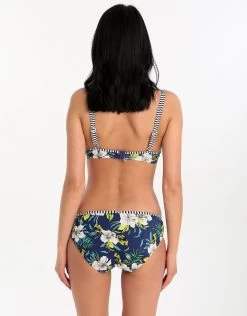 Panache Elle Classic Pant - Cobalt Floral -Fashionable Swimwear Store panache elle classic pant cobalt floral 3