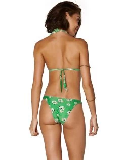 Petals Twine Fixed Bikini Top - Multi -Fashionable Swimwear Store petal twine bikini br