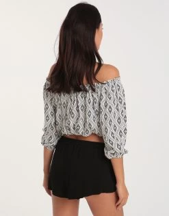 Elvira Top - White Navy -Fashionable Swimwear Store pia rossini elvira top white navy 5