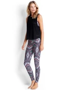 Seafolly Geo Mesh Tank - Black -Fashionable Swimwear Store seafolly geo mesh tank black 5