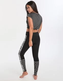 Seafolly Twist Front Crop Tee - Grey Marle -Fashionable Swimwear Store seafolly twist front crop tee grey marle 3