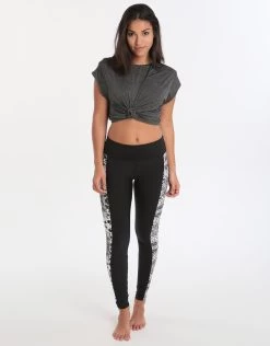 Seafolly Twist Front Crop Tee - Grey Marle -Fashionable Swimwear Store seafolly twist front crop tee grey marle 5