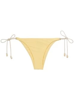 Sunkisses Julie Long Tie Full Bikini Bottom - Yellow