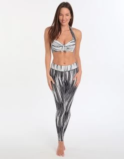 Sunseeker Let's Get Physical Tights - Black White