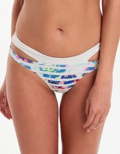 Sunseeker Watercolour Bloom Hipster Pant - Seamist