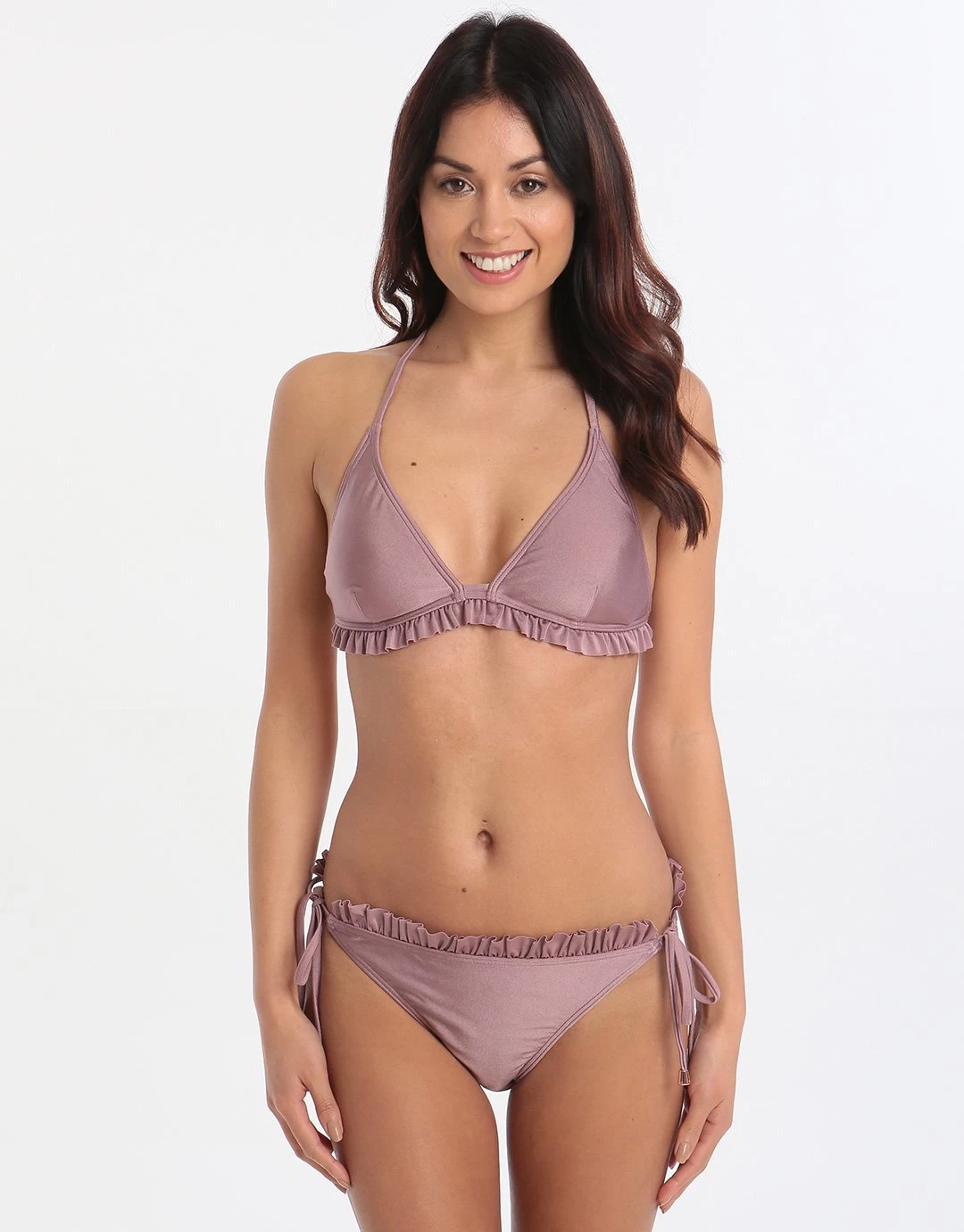 Ted Baker Frill Tie Side Pant - Dusky Pink 4 Ted Baker Frill Tie Side Pant - Dusky Pink - Image 2