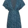 Ventana Ocean Fuji Kaftan - Teal -Fashionable Swimwear Store ventana ocean fuji caftan flat