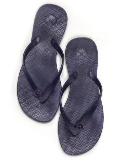 Solid Flip Flop - Navy