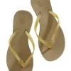 Solid Gold Flip Flop - Gold